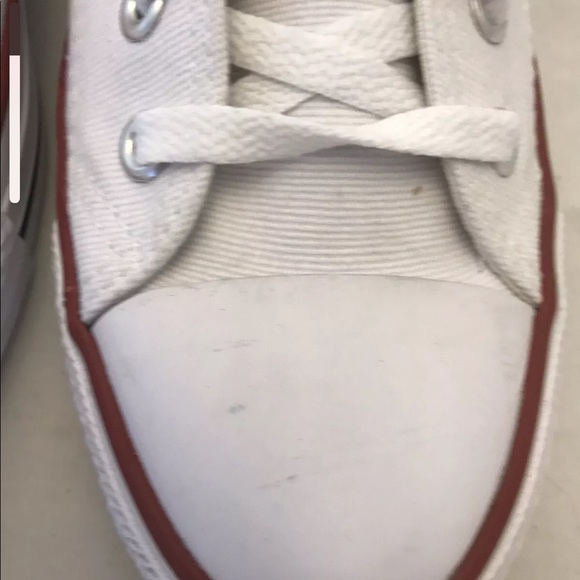 Converse Chuck Taylor All Star White Low Top Sneakers M10/ W11.5 - Picture 4 of 10